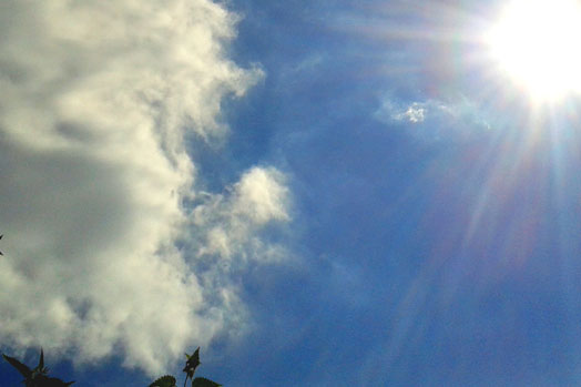 positive Psychologie Himmel